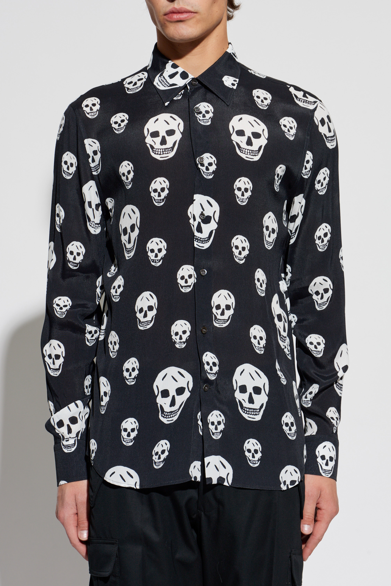 Alexander McQueen Shirt with a distinctive skull motif | Men's